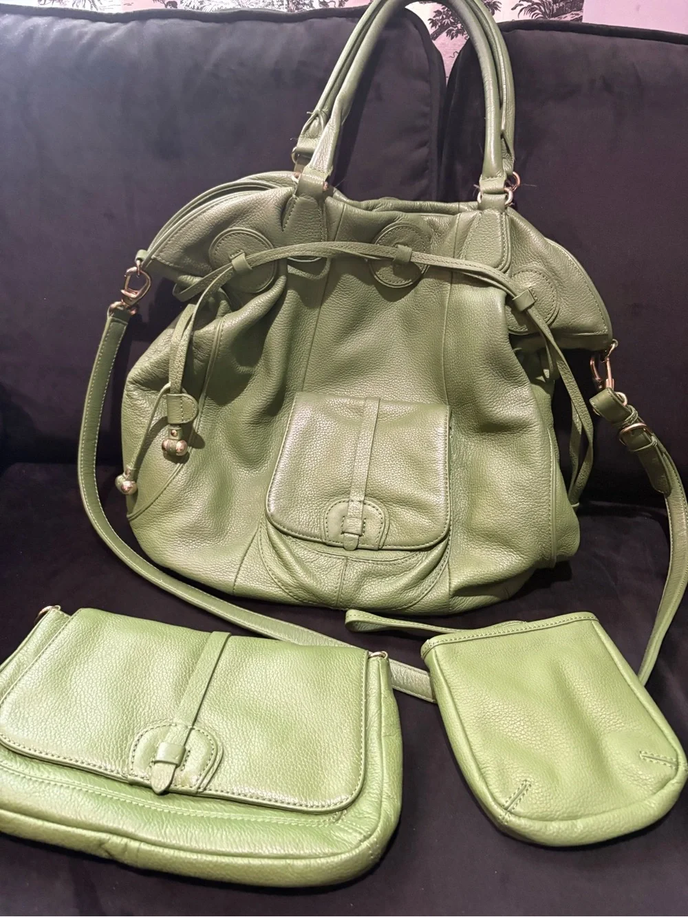 Isaac Mizrahi large leather